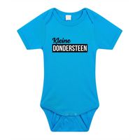 Kleine dondersteen cadeau baby rompertje blauw jongens 92 (18-24 maanden)  -