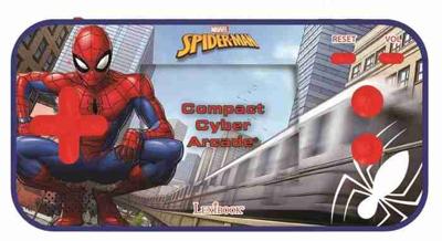 SPIDER-MAN Compacte Cyber Arcade draagbare spelconsole voor kinderen LEXIBOOK - 150 spellen
