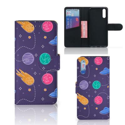 Huawei P20 | Wallet Case | met Pasjes | Space