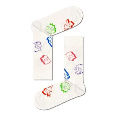 Happy socks 2 stuks The Simpsons Family Faced Socks * Actie *