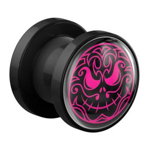 Tunnel met Magisch Doodshoofd Design Acryl Tunnels & Plugs