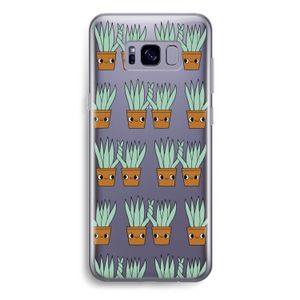 Sansevieria: Samsung Galaxy S8 Plus Transparant Hoesje