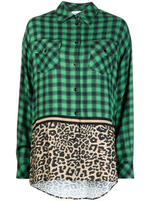 Ermanno Scervino chemise à carreaux - Vert