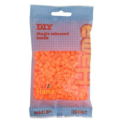 Hama strijkkralen - oranje neon (038), 1000st.