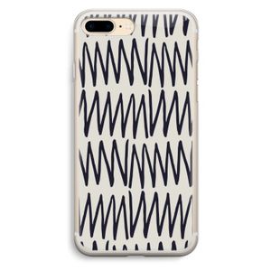 Marrakech Zigzag: iPhone 7 Plus Transparant Hoesje