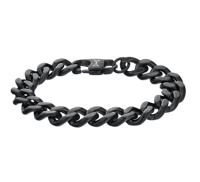 AZE Jewels Armband Gourmette Full Flat Noir | Maat XL