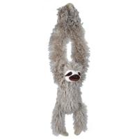 Wild Republic Pluche hangende luie luiaard knuffel - grijs - 40 cm - knuffeldieren - bosdieren