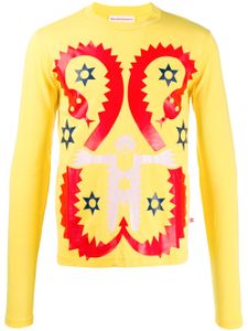 Walter Van Beirendonck Pre-Owned t-shirt imprimé à manches longues - Jaune