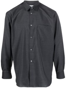 Comme Des Garçons Shirt chemise en laine - Gris