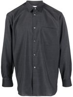 Comme Des Garçons Shirt chemise en laine - Gris