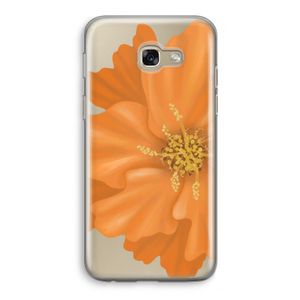 Orange Ellila flower: Samsung Galaxy A5 (2017) Transparant Hoesje