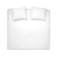 Leen Bakker - Cinderella Dekbedovertrek Uni - 240x200/220 Cm - Flanel - Wit