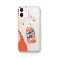 Peach please!: iPhone 12 Transparant Hoesje