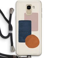 Geo #3: Samsung Galaxy J6 (2018) Transparant Hoesje met koord