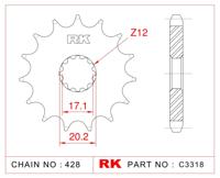 RK Sprocket 428 12z standard