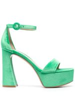 Gianvito Rossi sandales Holly 125 mm - Vert