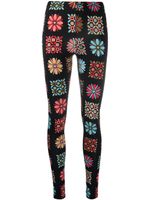 La DoubleJ legging à fleurs - Noir