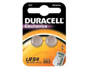 Duracell Knoopcel LR54 1.5 V 2 stuk(s) 65 mAh Alkaline AG10