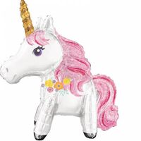 Magical Unicorn Folieballon 55 x 63 cm - thumbnail