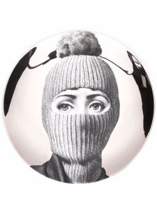 Fornasetti assiette murale signature - Gris