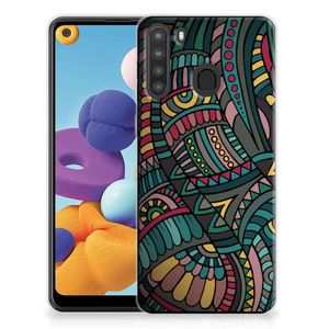 Samsung Galaxy A21 TPU bumper Aztec