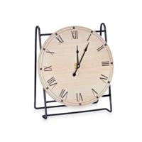 Tafelklok Gift Decor Zwart Hout (6 Stuks)