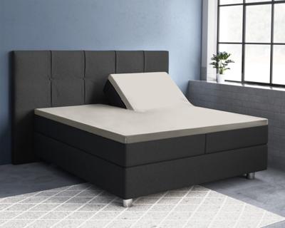 Primaviera Deluxe Splittopper Satijn Hoeslaken Creme 180 x 220 cm