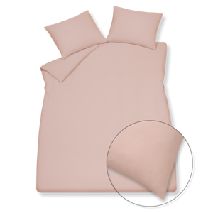 Vandyck Vandyck Kussensloop PURE 66 cotton hemp sepia pink Kussensloop (60x70)