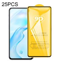 Voor Vivo X30 Pro 25 PCS 9D Full Glue Full Screen Tempered Glass Film