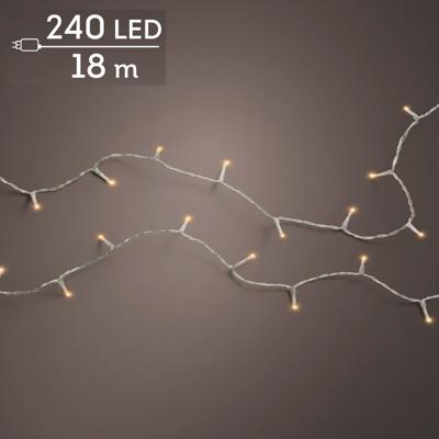 Basic LED rice lights transparant 240 klassiek warm