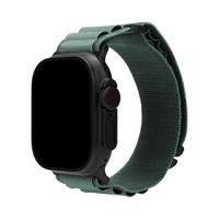 Mobilize Nylon Watch Band - Alpine - Black Connector - for Apple 42/44/45/49mm - Green