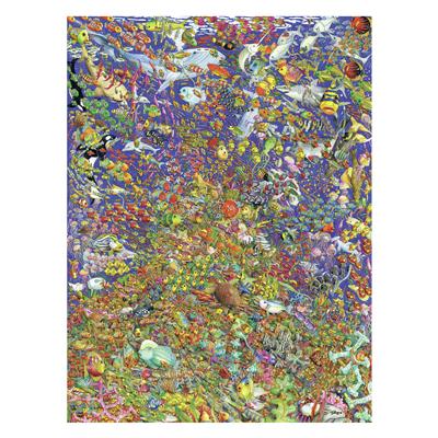 Ravensburger legpuzzel vele bonte vissen, 1500st. Ravensburger legpuzzel vele bonte vissen, 1500st.