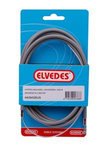 Elvedes Koppelingskabel 2,00m grijs universeel