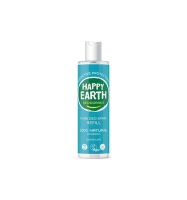 Pure deodorant spray ceder lime refill