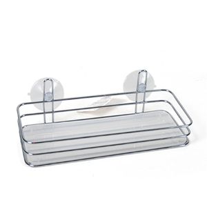 Gerimport - Hangend Doucherekje 26x12x12cm - Doucherekje Zonder Boren - Doucherek Hangend - Doucherek Met Zuignap