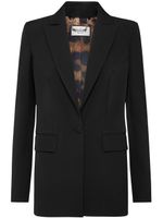 Philipp Plein blazer Cady Boxy à simple boutonnage - Noir - thumbnail