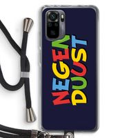 90's One: Xiaomi Redmi Note 10 Pro Transparant Hoesje met koord