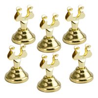 Naamkaart/plaatskaart houders Luxe - Bruiloft - 6x - goud - 4 cm