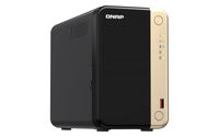 QNAP TS-264 NAS Tower Ethernet LAN Zwart, Goud N5095 - thumbnail