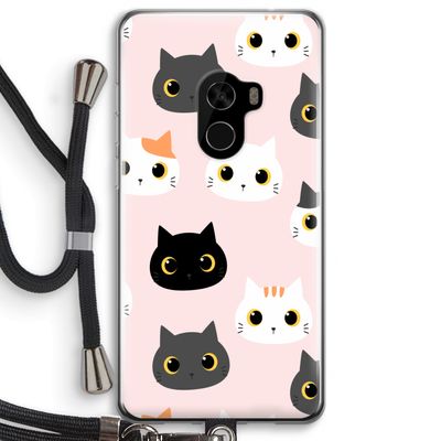 Katten: Xiaomi Mi Mix 2 Transparant Hoesje met koord