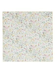 Il Gufo Sjaal met bloemenprint - Beige