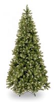 Poly Bayberry Slim kunstkerstboom Hinged 198 cm met 400 LED Power Connect - National Tree Company - thumbnail