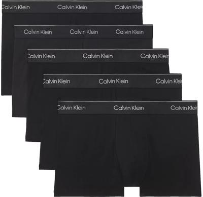 Calvin Klein 5-Pack Trunks - Katoenen multipack Boxershorts heren korte pijpjes - Voordeelverpakking