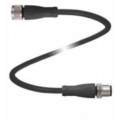 Pepperl+Fuchs 456599 Sensor/actuator connector M12 Aantal polen (sensoren): 4 Stekker, recht, Bus, recht 2.00 m 1 stuk(s)