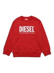 Diesel Kids sweat en coton à logo imprimé - Rouge