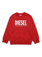 Diesel Kids sweat en coton à logo imprimé - Rouge - thumbnail