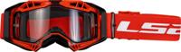 LS2 Glasses aura enduro black/red