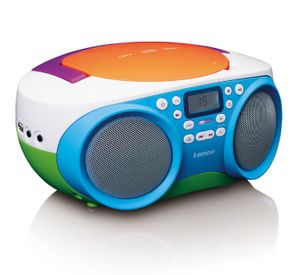 Draagbare FM Radio - CD/USB-speler Lenco Multi kleuren