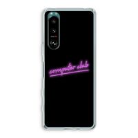 Vice Black: Sony Xperia 5 III Transparant Hoesje