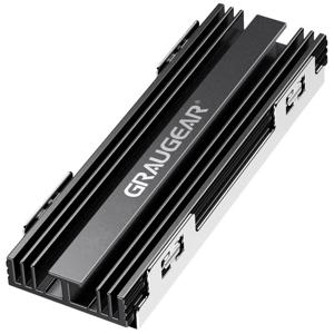 GRAUGEAR G-PS5HS02 koelsysteem voor computers SSD (solid-state drive) Koelplaat/radiatoren Zwart, Zilver